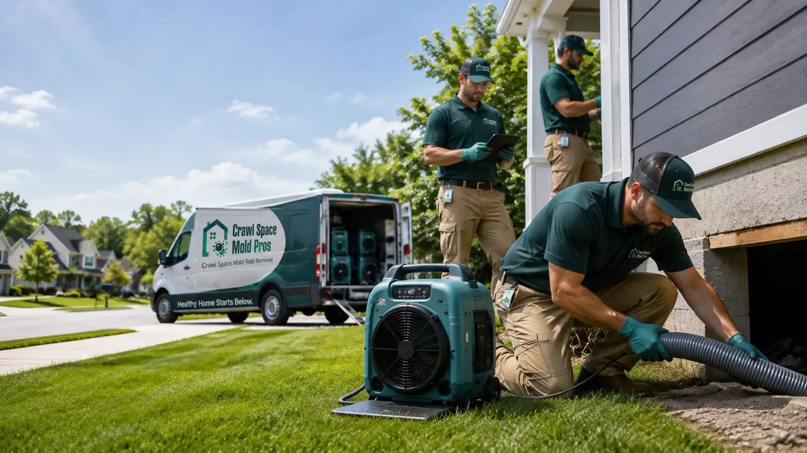 Crawl Space Mold Removal in Hettinger, ND